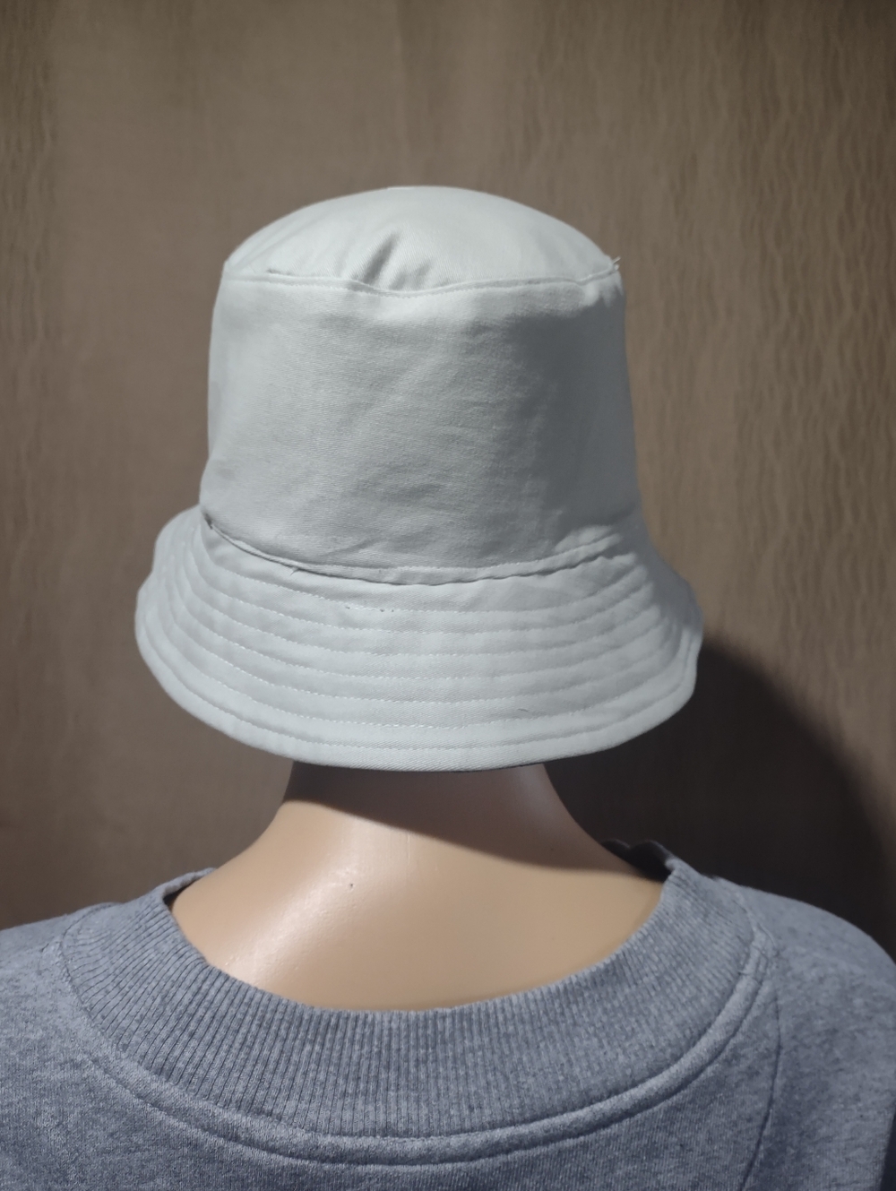 Handmade Upcycled Denim Versatile Reversible Sun Bucket Hat - Picture 9 of 12